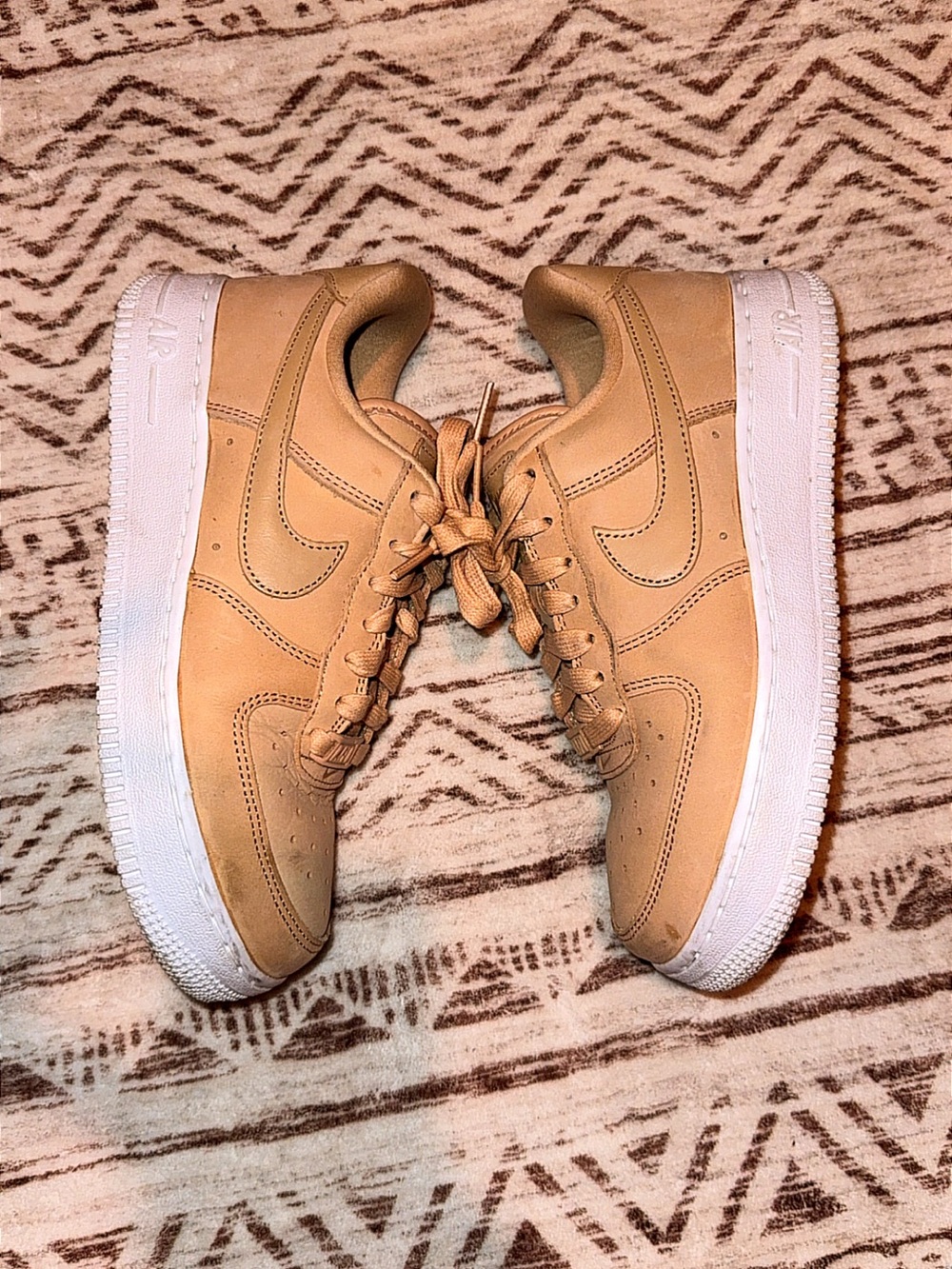 Nike Low-Top Sneakers in Tan/White - Picture 10 of 15